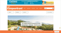 Desktop Screenshot of campingsinzuideuropa.com