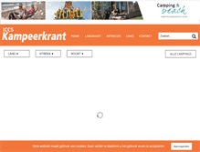 Tablet Screenshot of campingsinzuideuropa.com